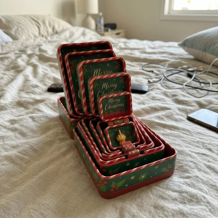 Christmas Nested Prank Box – Reusable Funny Surprise Gift