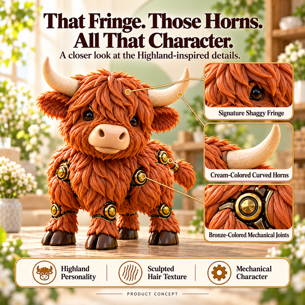 2-in-1 Transforming Highland Cow Egg – A Little Egg, a Charming Highland Surprise