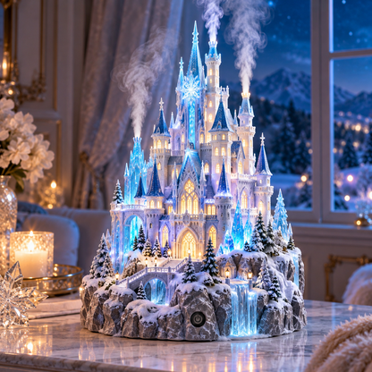 🔥Last day 50% OFF🏰 Fairytale Castle Humidifier – Glowing Mist Fantasy Decor ✨