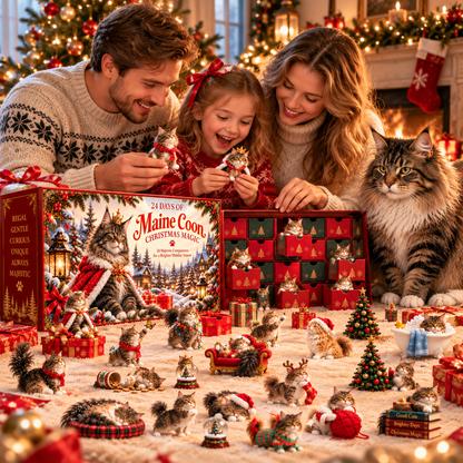 👑🐱 ROAR! One Bite and Christmas Is Mine! 2026 Maine Coon Christmas Box – 24 Days of Furry Royal Mischief!