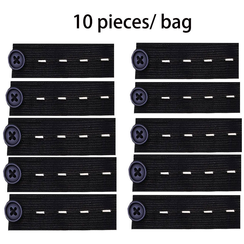 👖 Elastic Waistband Extender Buttons – Adjustable Comfort, 10-Piece Set