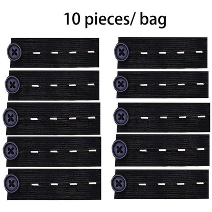 👖 Elastic Waistband Extender Buttons – Adjustable Comfort, 10-Piece Set