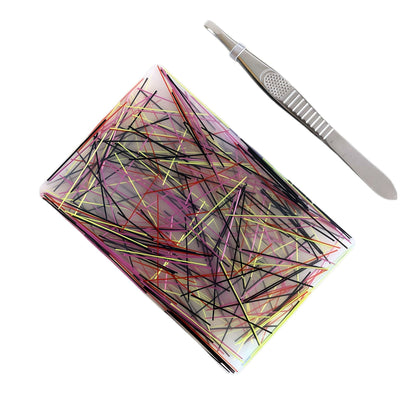 🏆 Last Day Special Price $19.99! 🔥Buy 2 Get 1 Free🎁Rectangular Skin Picking Fidget Toy with Tweezers