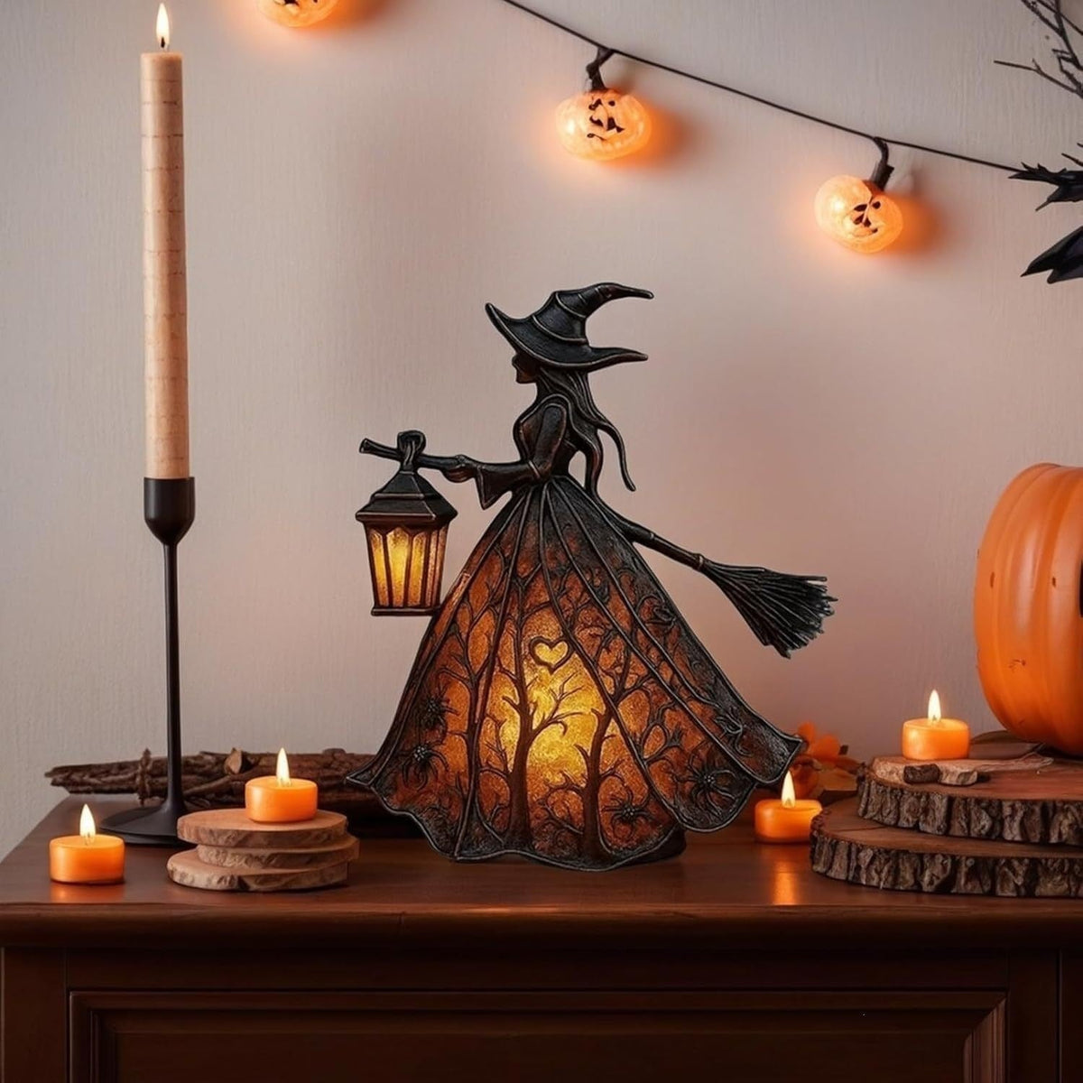 ✨Last Day 49% OFF✨Halloween Witch Lamp Tabletop Decoration