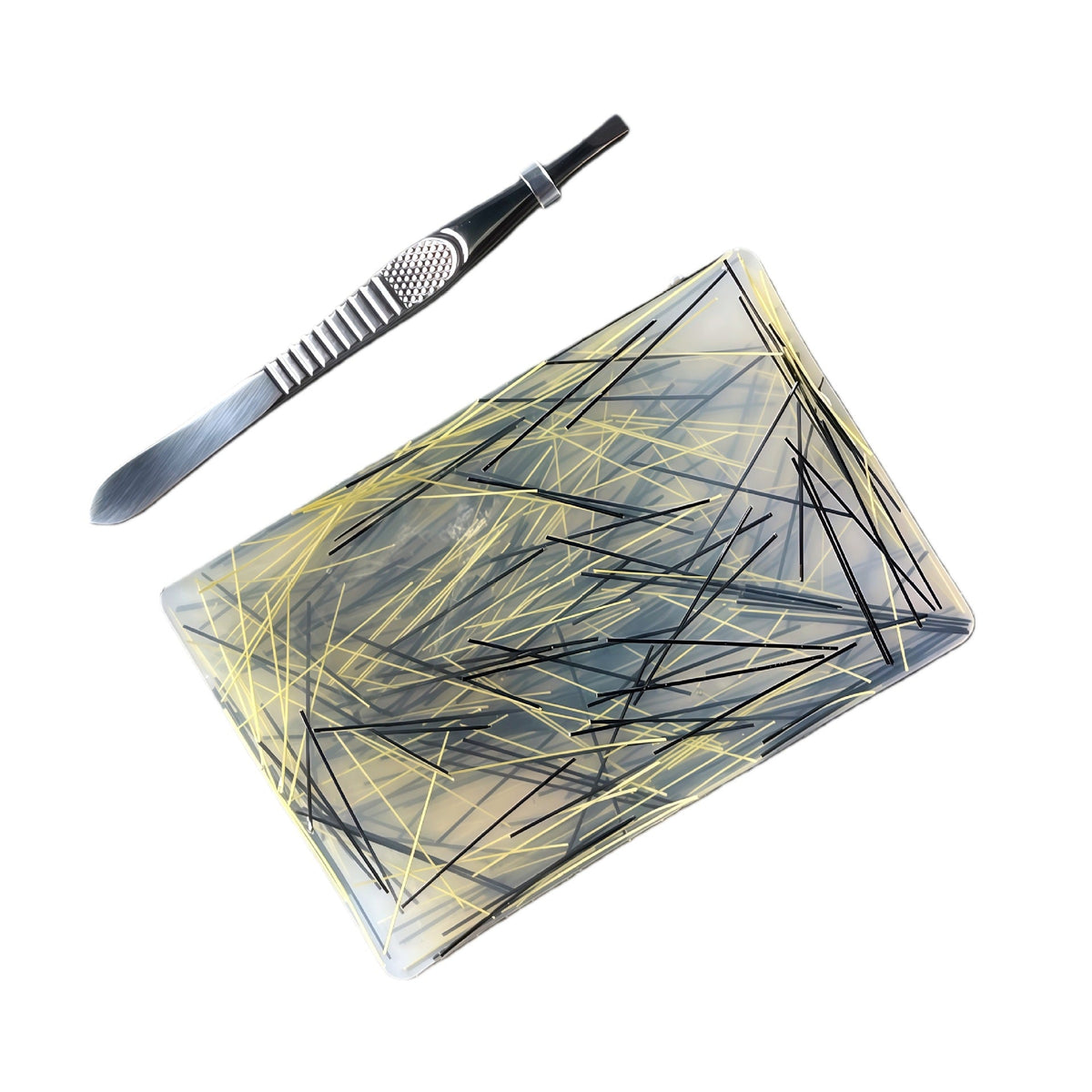 🏆 Last Day Special Price $19.99! 🔥Buy 2 Get 1 Free🎁Rectangular Skin Picking Fidget Toy with Tweezers