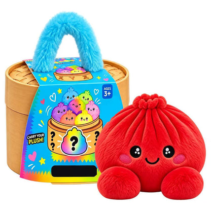 🥟 Cute Dumpling Plush Surprise 🎁 | Super Soft & Huggable with Adorable Steamer Basket 💕