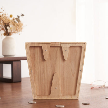 💛 Wooden Letter Piggy Bank – A Special Place for Their First Savings