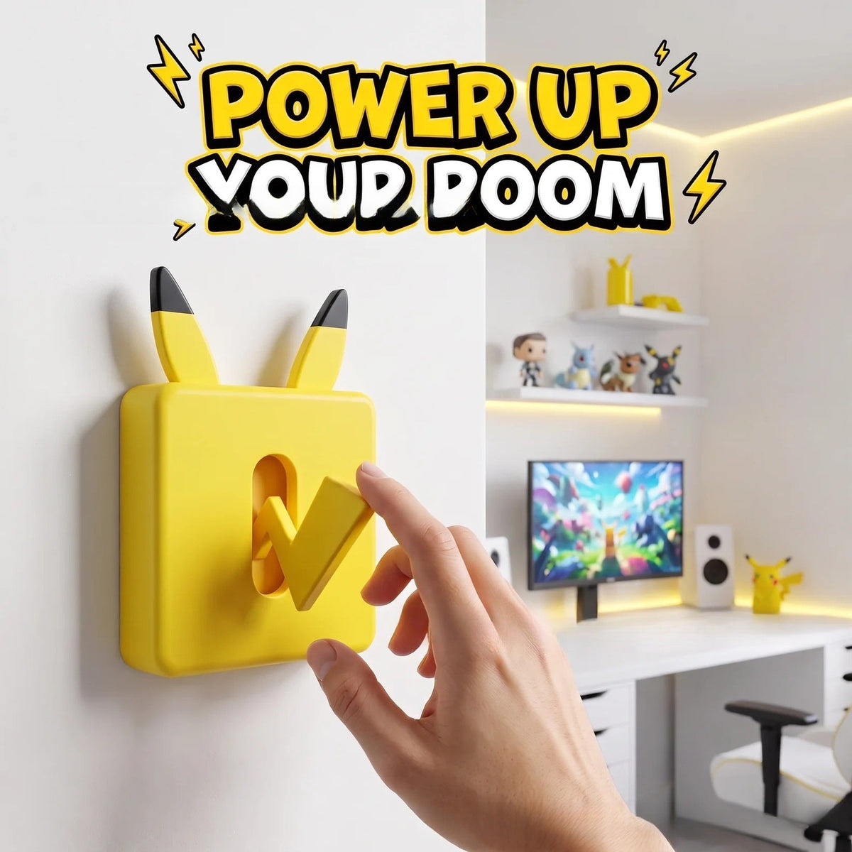 👻✨ 3D Printed Gengar Light Switch Cover – Fun & Easy to Install