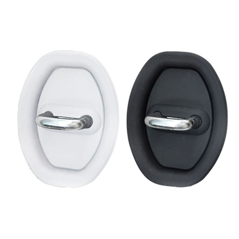 Car Door Striker Protector Covers — Self-Adhesive Silicone Guards
