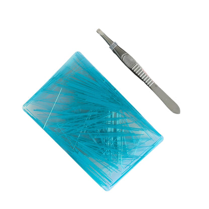 🏆 Last Day Special Price $19.99! 🔥Buy 2 Get 1 Free🎁Rectangular Skin Picking Fidget Toy with Tweezers