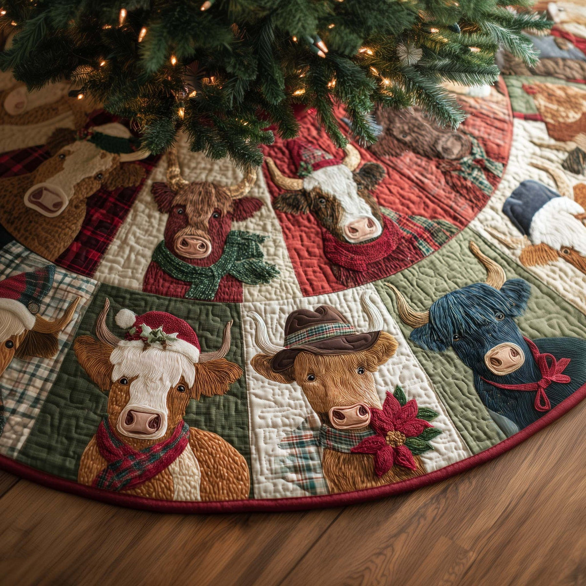 🎄 Christmas Special –🎅3D Optical Illusion Christmas Tree Skirt