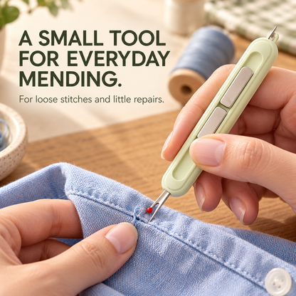 🧵 2-in-1 Needle Threader & Seam Ripper – Less Fuss, More Stitching