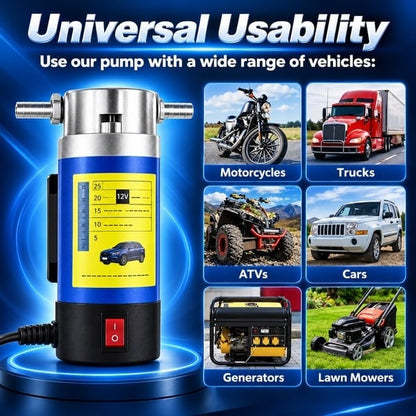 🔧 100W Portable Oil Transfer Pump – 12V / 24V Engine Oil Extractor