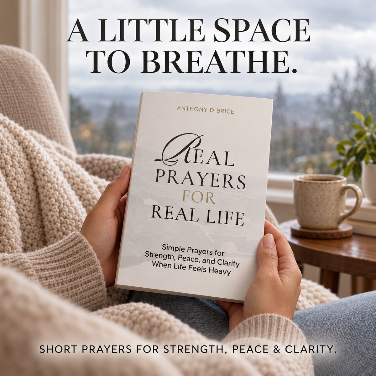 📖 Real Prayers for Real Life | Short Prayers for Strength, Peace & Clarity | Paperback by Anthony D. Brice