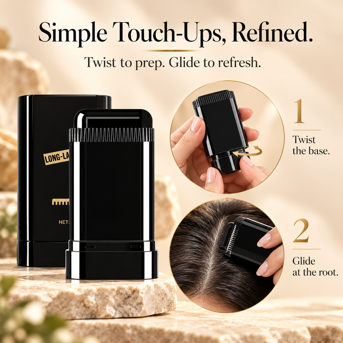 🎉Instant Hair Colour Stick with Built-In Comb🔥