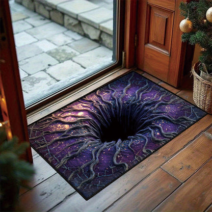 🏠3D Halloween Optical Illusion Door Mat – Spooky Non-Slip Entryway Rug
