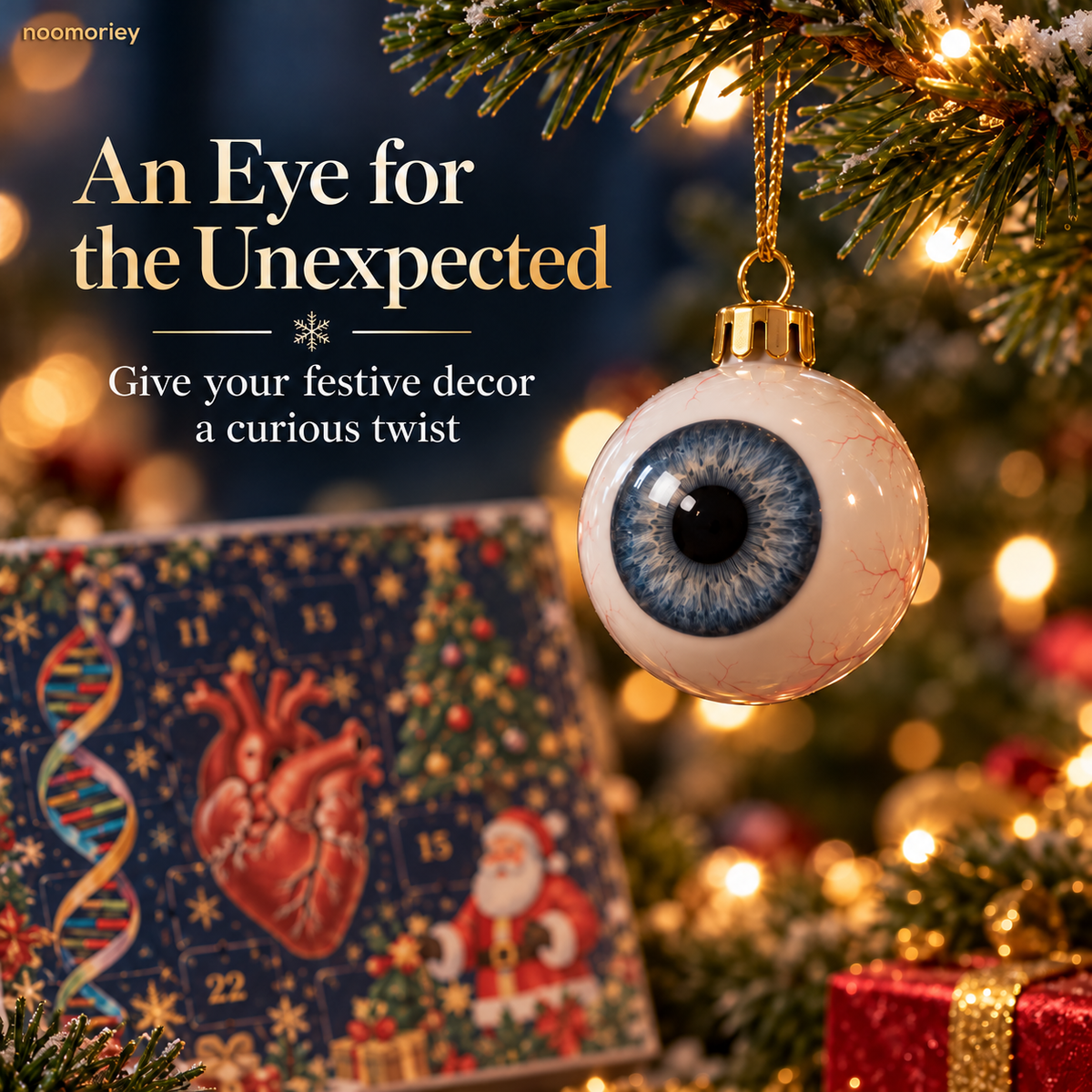 🎄 Anatomy Christmas Advent Calendar – Unique Organ-Shaped Ornaments & Holiday Surprises for Nurses, Medical Students & Science Lovers 🎁