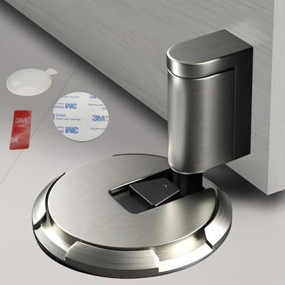 Adjustable Push-to-Hold Door Stopper | Skip the Wedge