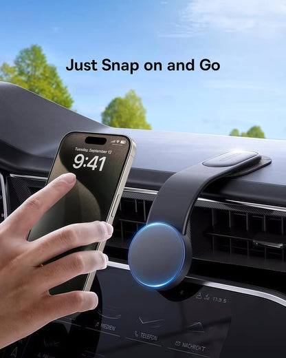 25N Magnetic Car Phone Mount 📱 – Bendable 360° Dashboard Holder