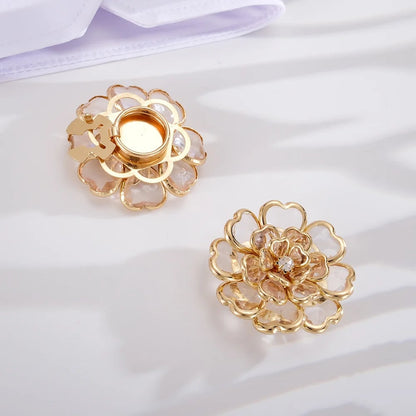 🎉🌸 Flower Button Covers – Instant No-Sew Shirt & Blouse Upgrade