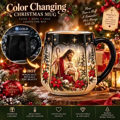 🔥50% OFF✨Christmas Magic Color-Changing Mug – Heat Reveal Holiday Gift