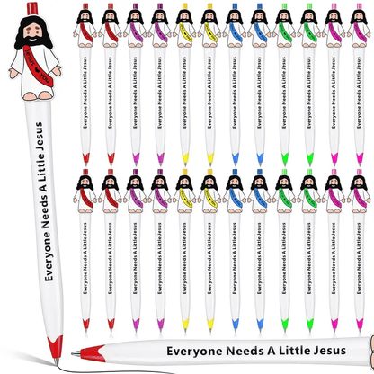🔥Last Day 49% OFF - ✝️Mini Jesus Figures Pen Bible Verse Ballpoint Pen