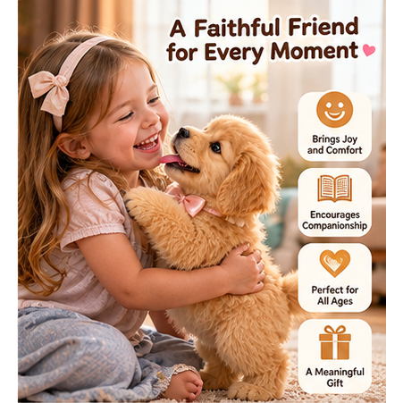 🐕🐾 Golden Buddy™ Realistic Robot Golden Retriever Puppy
