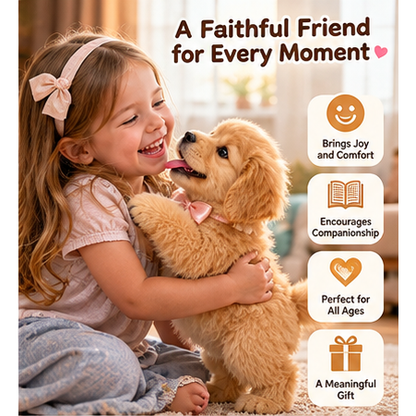 🐕🐾 Golden Buddy™ Realistic Robot Golden Retriever Puppy