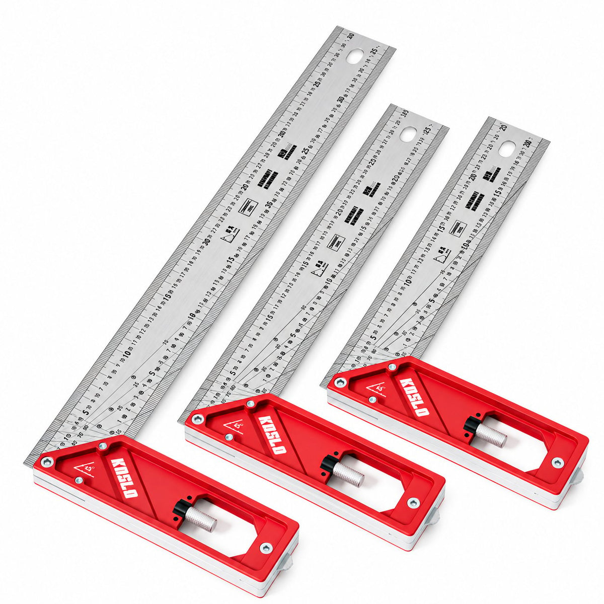 Stainless Steel Layout Square 📐 – Multi-Angle Marking & Measuring Tool