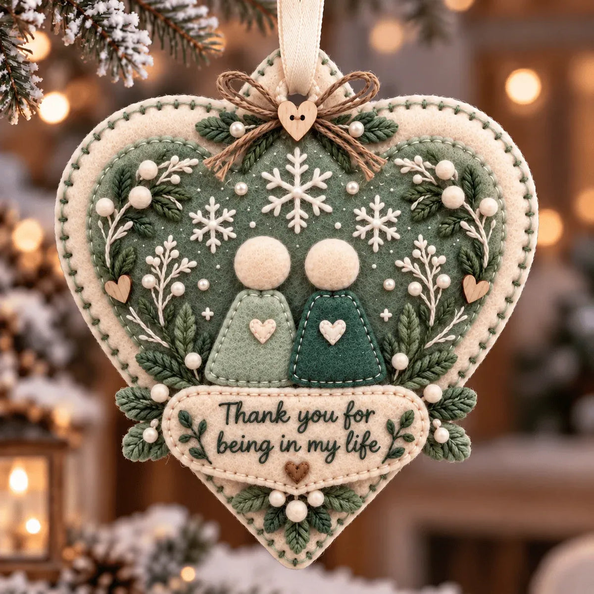 🔥LAST DAY 50% OFF - 🧶Handcrafted Felt Holiday Ornament