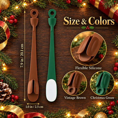 🎄 No Drill Mantel Decor Straps for Christmas Garland（8 PCS）