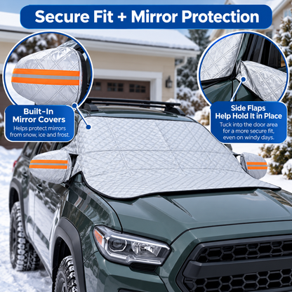 🚗 All-Season Magnetic Windshield Cover – Snow, Ice & Frost Protection