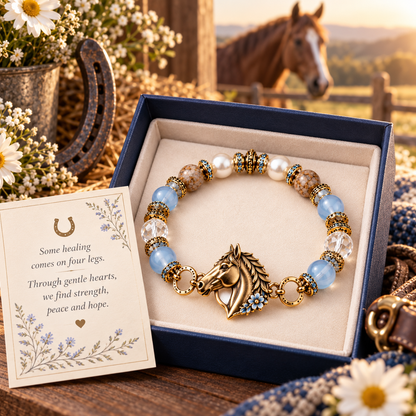 🐴 Therapy Horse Healing Bracelet