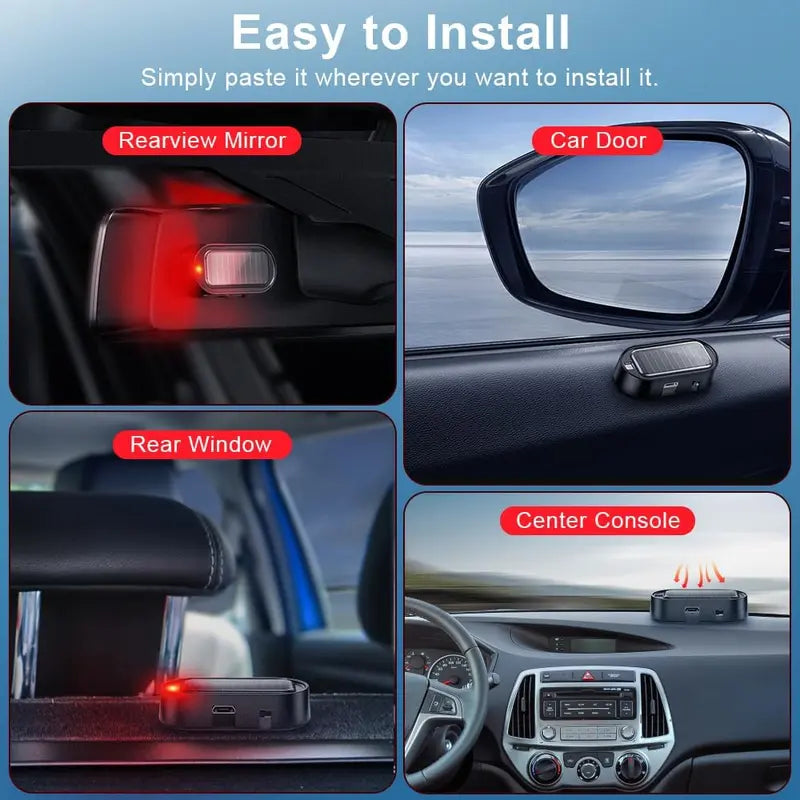 Solar Powered Car Alarm Indicator Light