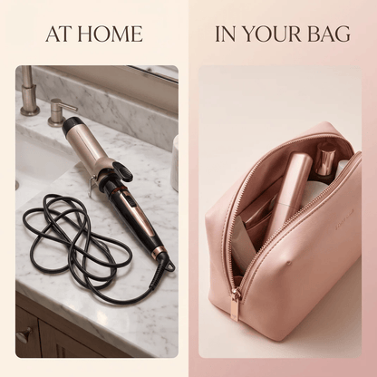 🔥50% OFF🔥Cordless Ceramic Hair Curler – Fits in Any Bag