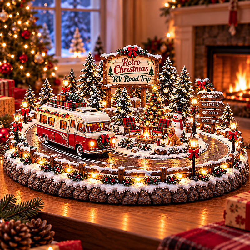 🚐🎄 Retro Christmas RV Road Trip