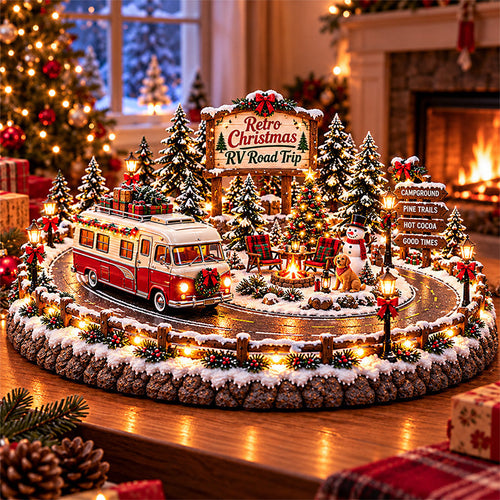 🚐🎄 Retro Christmas RV Road Trip