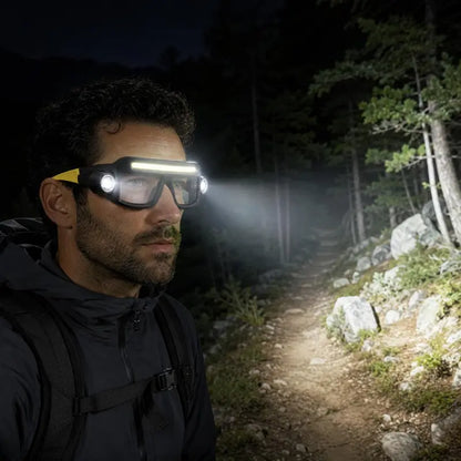 Rechargeable LED Headlamp Glasses
