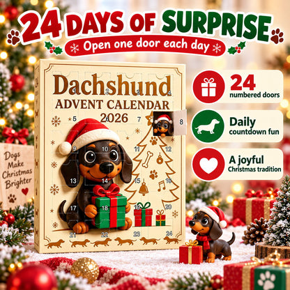 🐶🎄 Dachshund Advent Calendar ✨