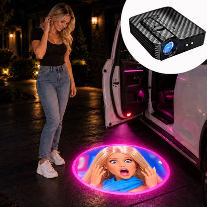 Pink Aesthetic Car Door Welcome Projector Light