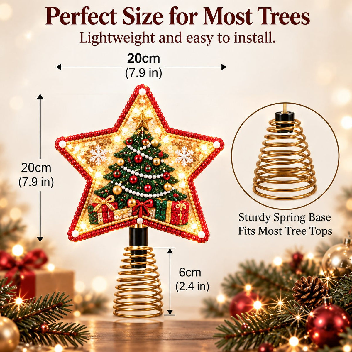 🎄LAST DAY 50% OFF — Light-Up Christmas Tree Topper DIY Kit