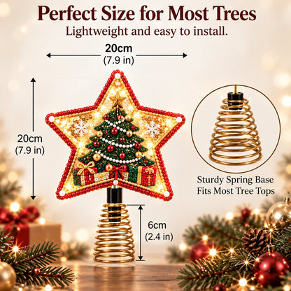 🎄LAST DAY 50% OFF — Light-Up Christmas Tree Topper DIY Kit