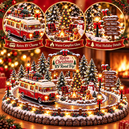🚐🎄 Retro Christmas RV Road Trip