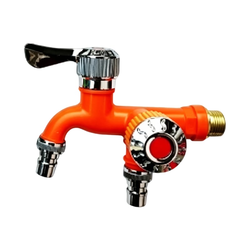 🚰 Dual Outlet Washing Machine Faucet – Two-Way Water Control for Laundry & Utility Use