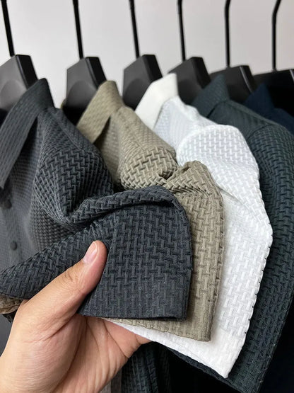 Men's Classic Loose-Fit Solid-Color Casual T-Shirt