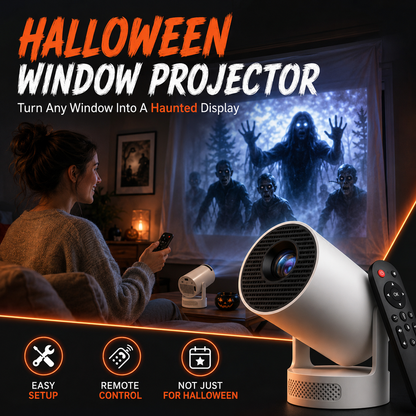 👻New Halloween window projector