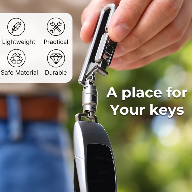 🔑 Lightweight Belt Key Clip – Keep Your Keys Close & Easy to Reach
