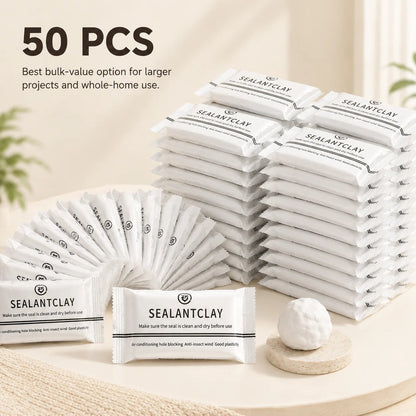 🧱 Moldable Sealant Clay | Non-Toxic Air Dry Gap Filler Blocks Drafts