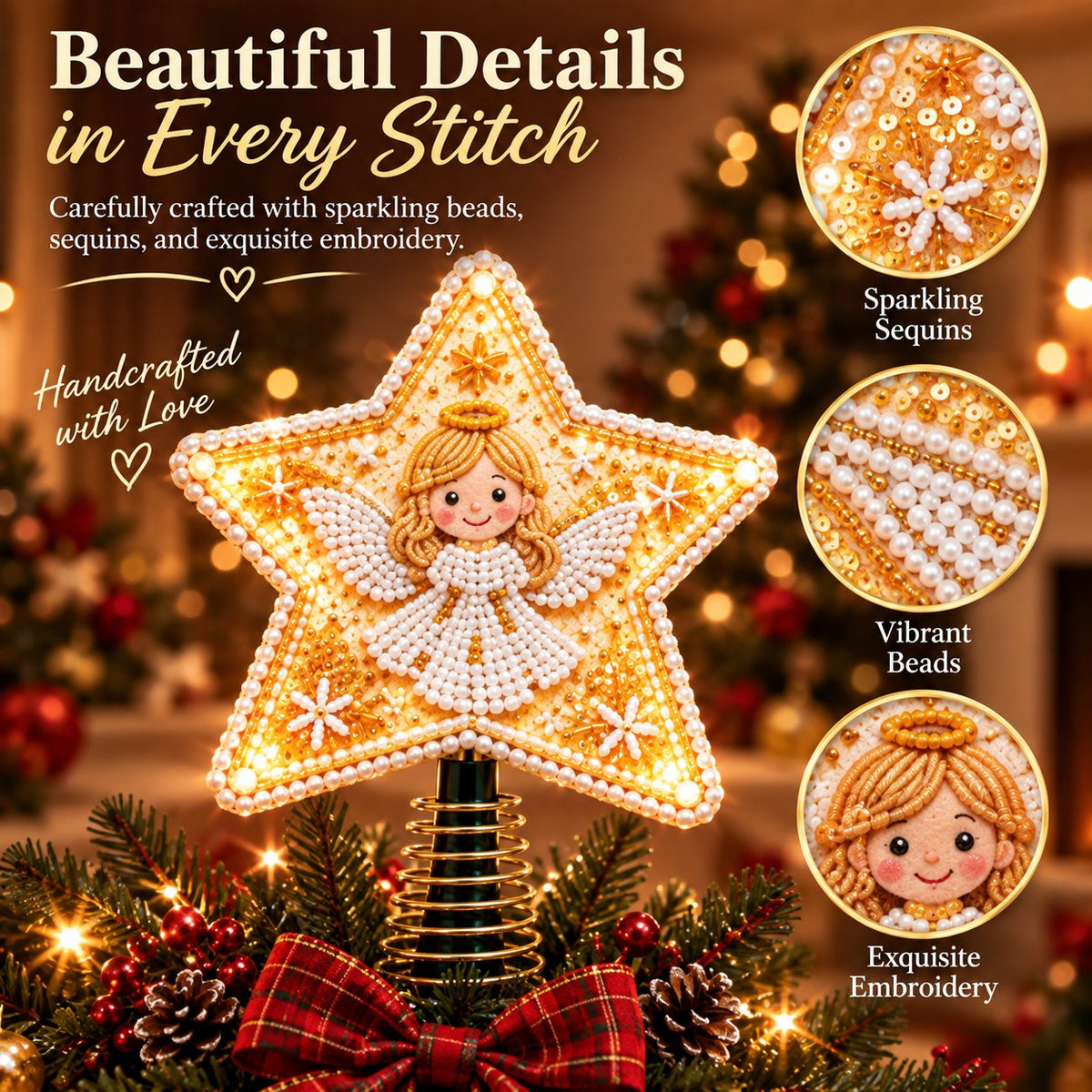 🎄LAST DAY 50% OFF — Light-Up Christmas Tree Topper DIY Kit