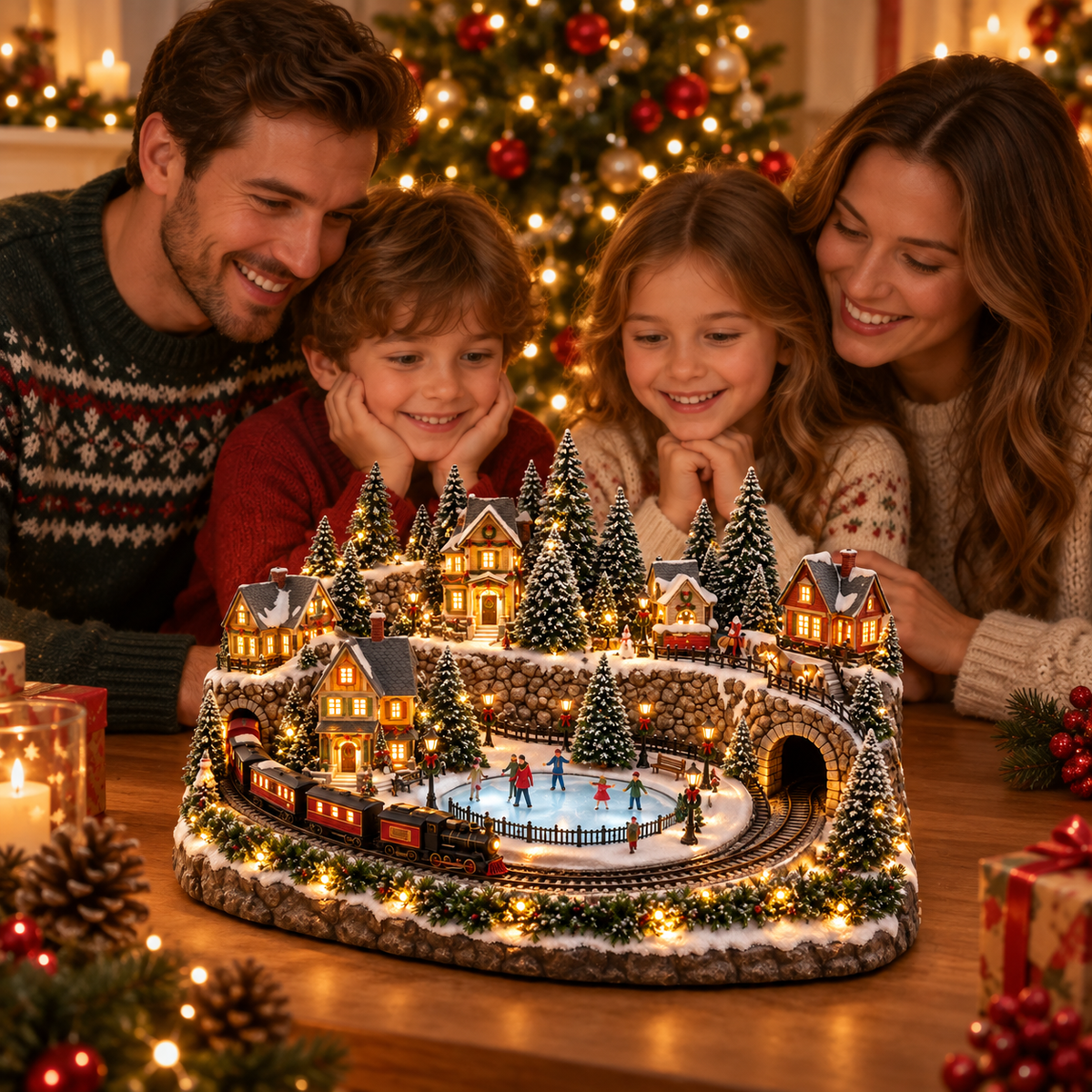 🔥 LAST DAY 49% OFF 🔥 Lighted & Animated Christmas Village Collection ✨